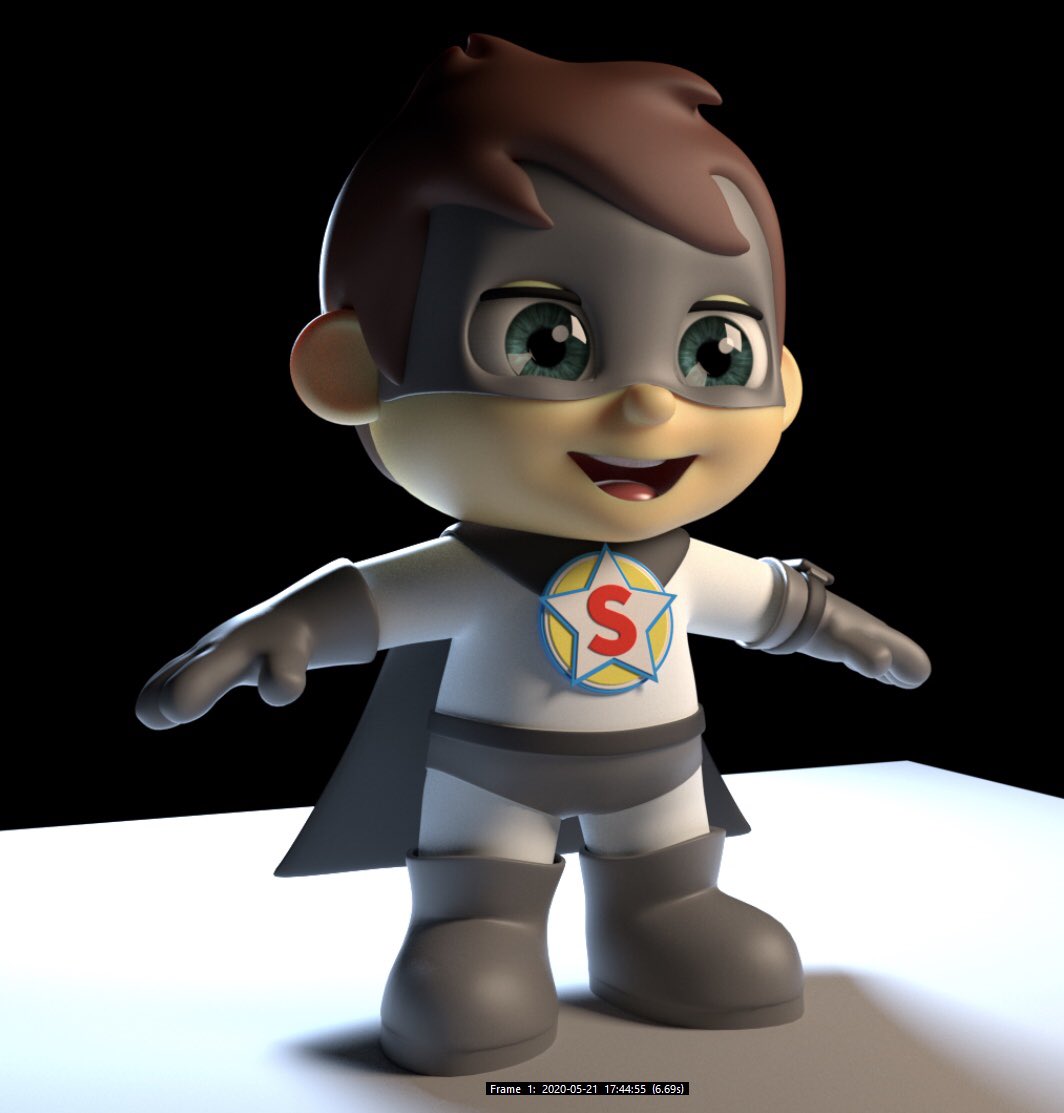 DavLawJones's tweet photo. How exciting... first look at our brand new #character for 2020. Meet “Sonny Smart” fresh off the 3D #maya #animation work station. Sonny will be hosting @superchums TV, introducing more new characters &amp; looking after @supergeekheroes.

#videoproduction #3d #edutainment https://t.co/cRXbVPG2ZB