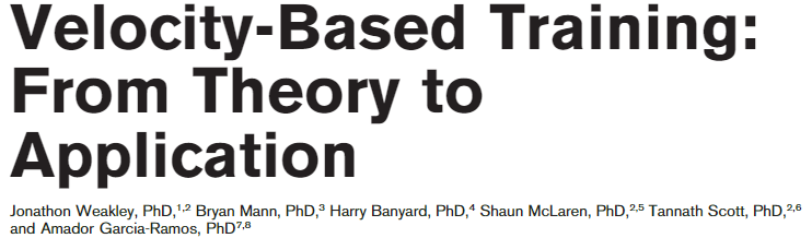 JonathonWeakle1's tweet photo. 🏋️‍♂️Veloctiy-Based Training: From Theory to Application🏋️‍♂️ 
Published online 🙌
@amagr @jbryanmann @BanyardHarry @Shaun_McLaren1 @TannathScott  

The most uptodate overview of how #VBT can be used in practice and the science behind it

https://t.co/IJDVBfEqTj
https://t.co/sIhUO6I1jK https://t.co/pbkehZVwFp