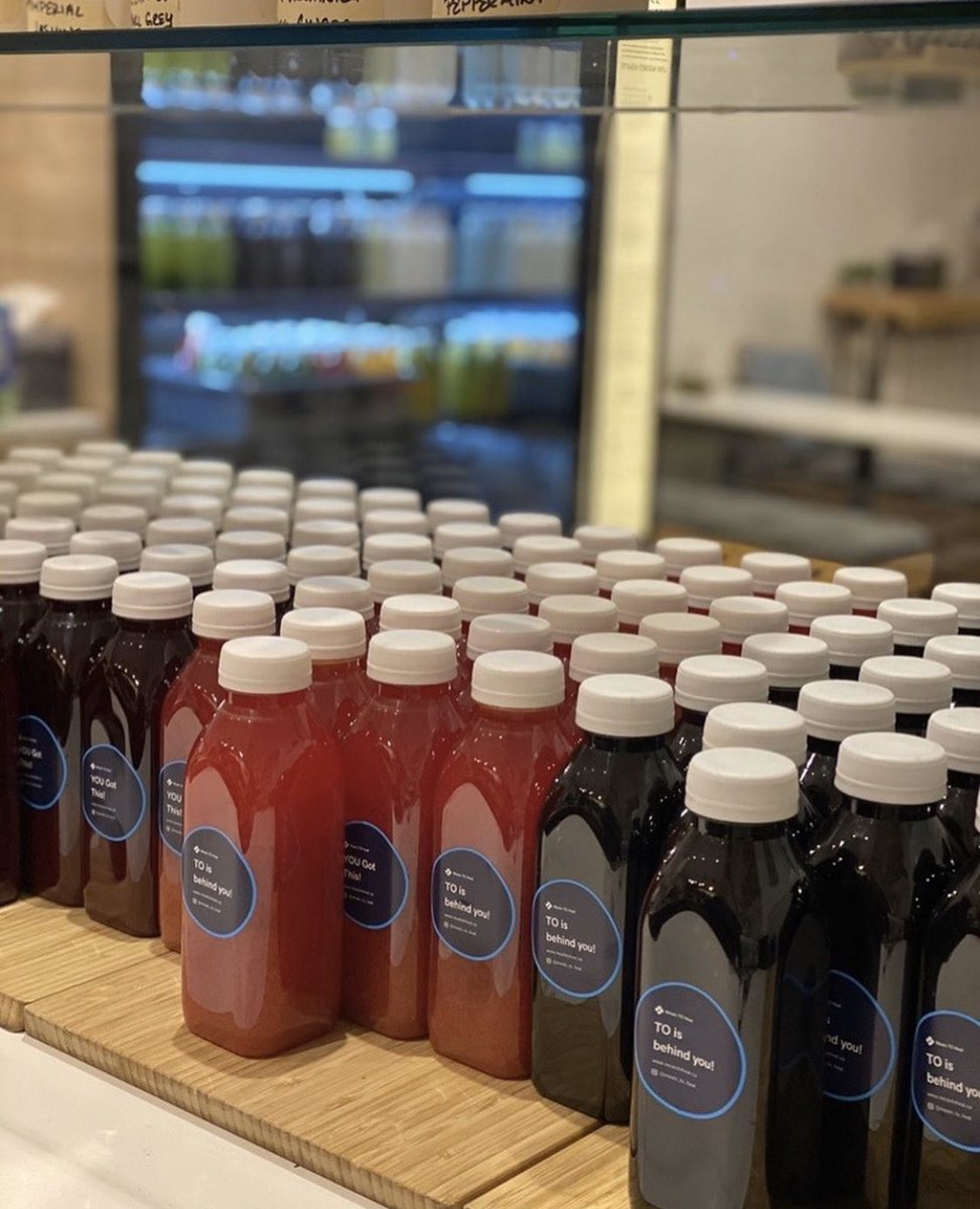 Juice, juice, and more juice!!! Yesterday, we started the day off right at <a href="/CAMHnews/">CAMH</a> thanks to <a href="/ItsDailyPress/">Daily Press Juicery</a> with nutrient-packed juices!  🧃🍏🥝🥒🥕🍊🍋🍐🍎🍇

#SupportLocalBusinesses #SupportFrontlineWorkers #toronto