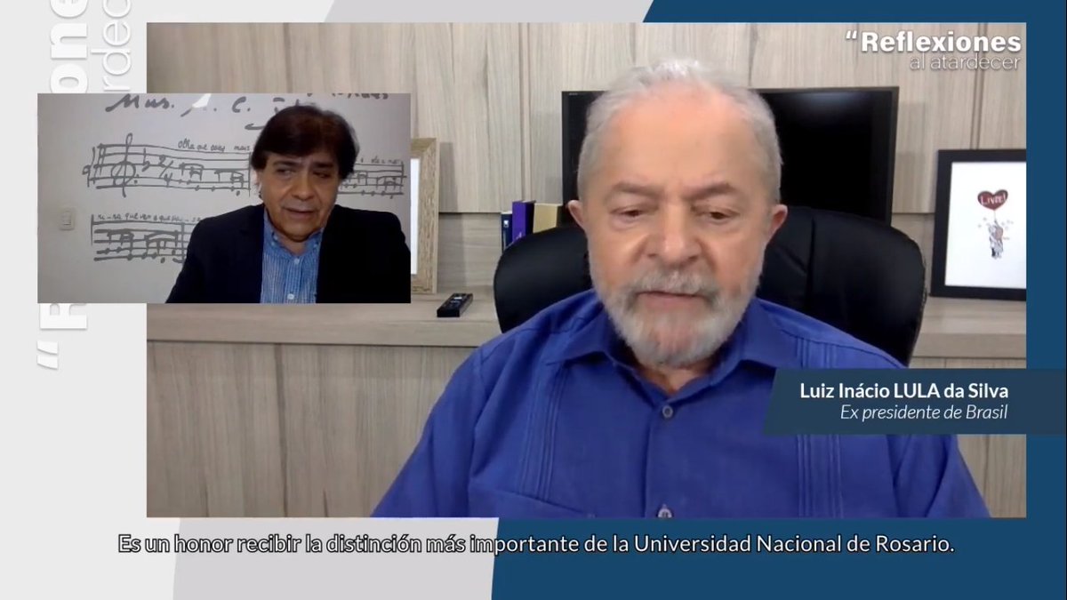 radiounr's tweet photo. 🇦🇷🇧🇷 #LulaEnUNR - @LulaOficial: "Es un honor recibir la distinción más importante de la @UNROficial, un homenaje que aprecio intensamente por muchos motivos" https://t.co/xTfxFji28F
