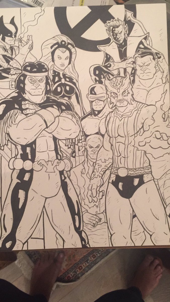 sykogrl's tweet photo. My second win in #canucks4comics cane! By @MarvinLawArt1 #xmen https://t.co/BsR1NeAXDX