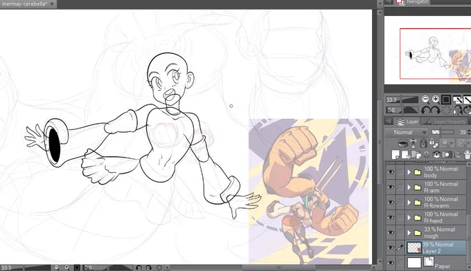 Slowly working up to a Cerebella Mermaid piece for MerMay. #Skullgirls https://t.co/9xswDIcHBO 