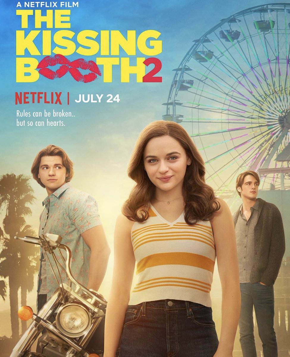 GossipRoomOff's tweet photo. Le film #TheKissingBooth2 arrive le 24 juillet sur Netflix. ♥️🎡🌴 https://t.co/uKLVLAaKRx