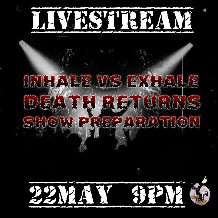 Dirufied's tweet image. Livestream is tonight. 9pm onwards!

Topics to be discussed;
Inhale vs Exhale
Death Returns
Show preparation

@Jenn_Thompson @MalayaRoll @showbawahtanah @postagig @TAPAUtv @RisingMalaysia @junklistMY @Grungermalaysia 

Set your reminder on this link; facebook.com/Dirufied/posts…