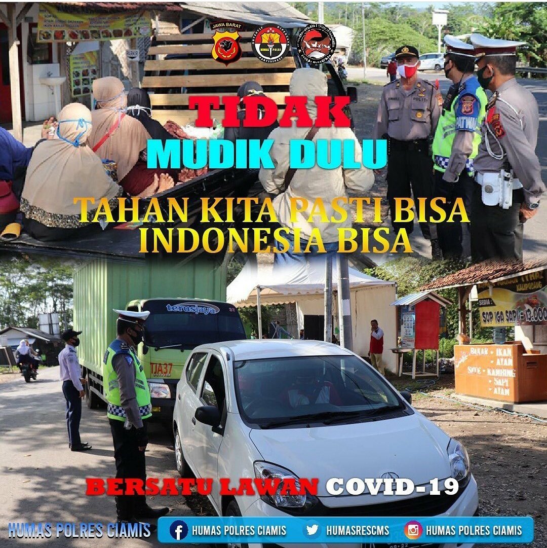 Mari bersatu lawan covid 19😊