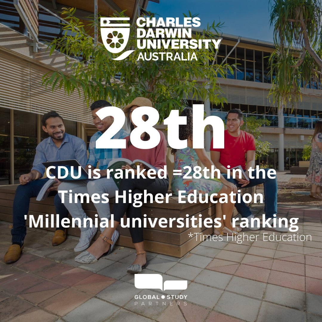 Charles Darwin University is a new world university. They are young, vibrant and internationally recognised for teaching and research.

Speak to GSP today to find out more.

#CDU #CharlesDarwinUniversity #GSP #GlobalStudyPartners #Darwin #YoungUniversity #MillenialUniversity