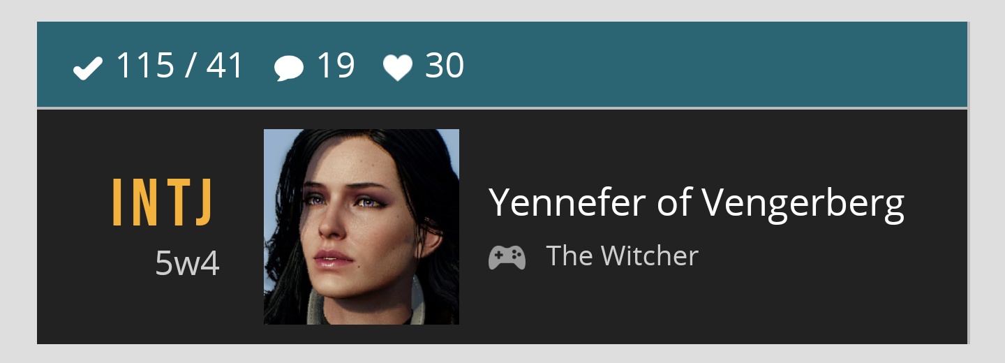 Funky MBTI in Fiction — The Witcher: Yennefer of Vengerberg [INTJ]