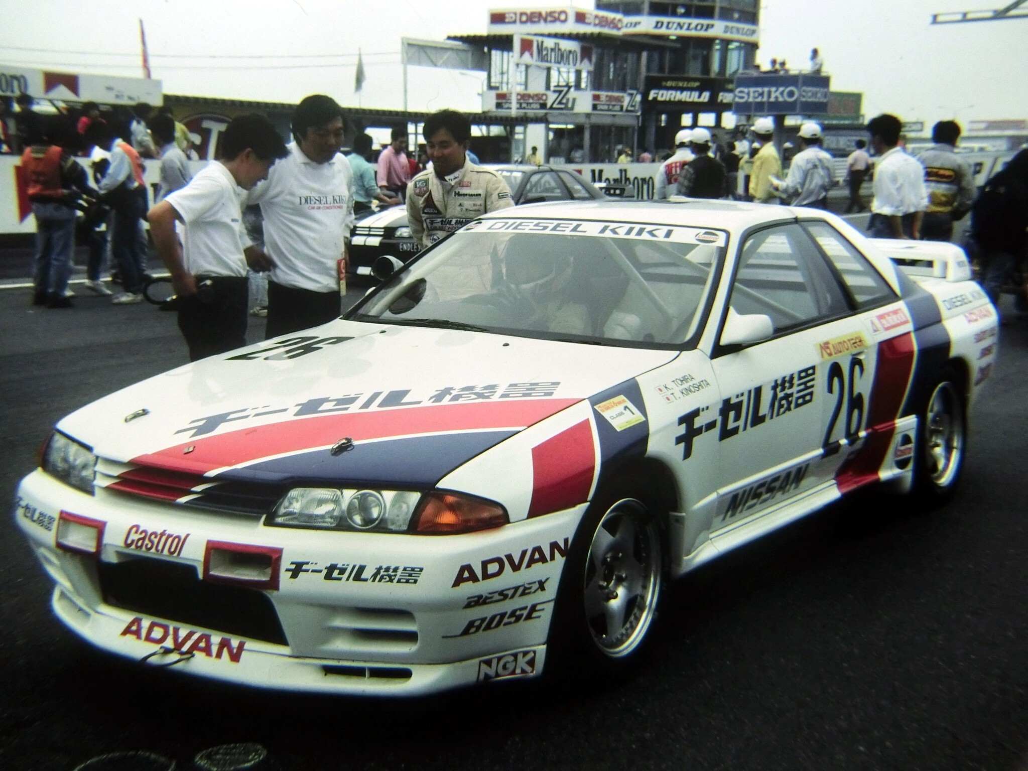 お歳暮 時期 1/43 hpi-racing 1990年N1 ヂーゼル機器GT-R#26 6都平健二、木下 hpi・racing
