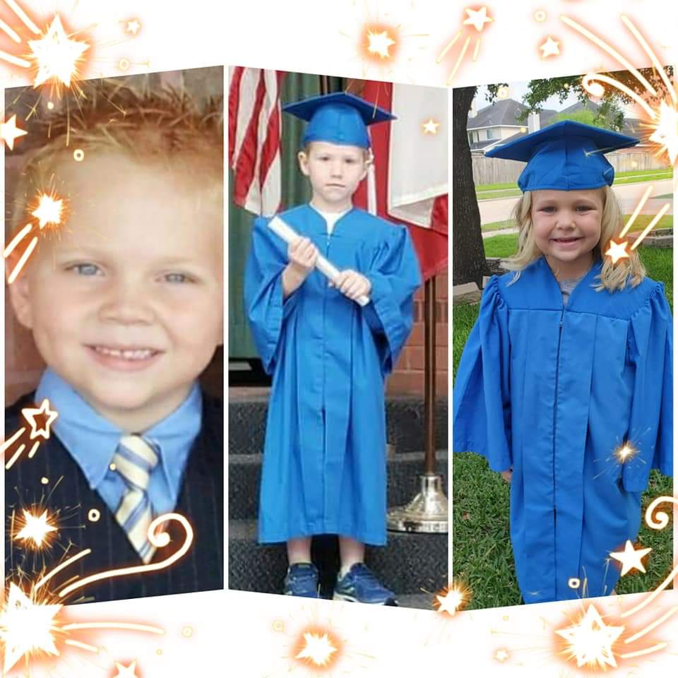 pbakenny's tweet photo. And just like that all our kids are out of daycare! We've had at least 1 kid in ELC2 for the last 10 years and have gotten to know and love all the staff.  We are so sad the year had to end this way and we can't finish this journey with one last hug. @CFISDELC2 @sta_beck https://t.co/9CHL8hJ21W