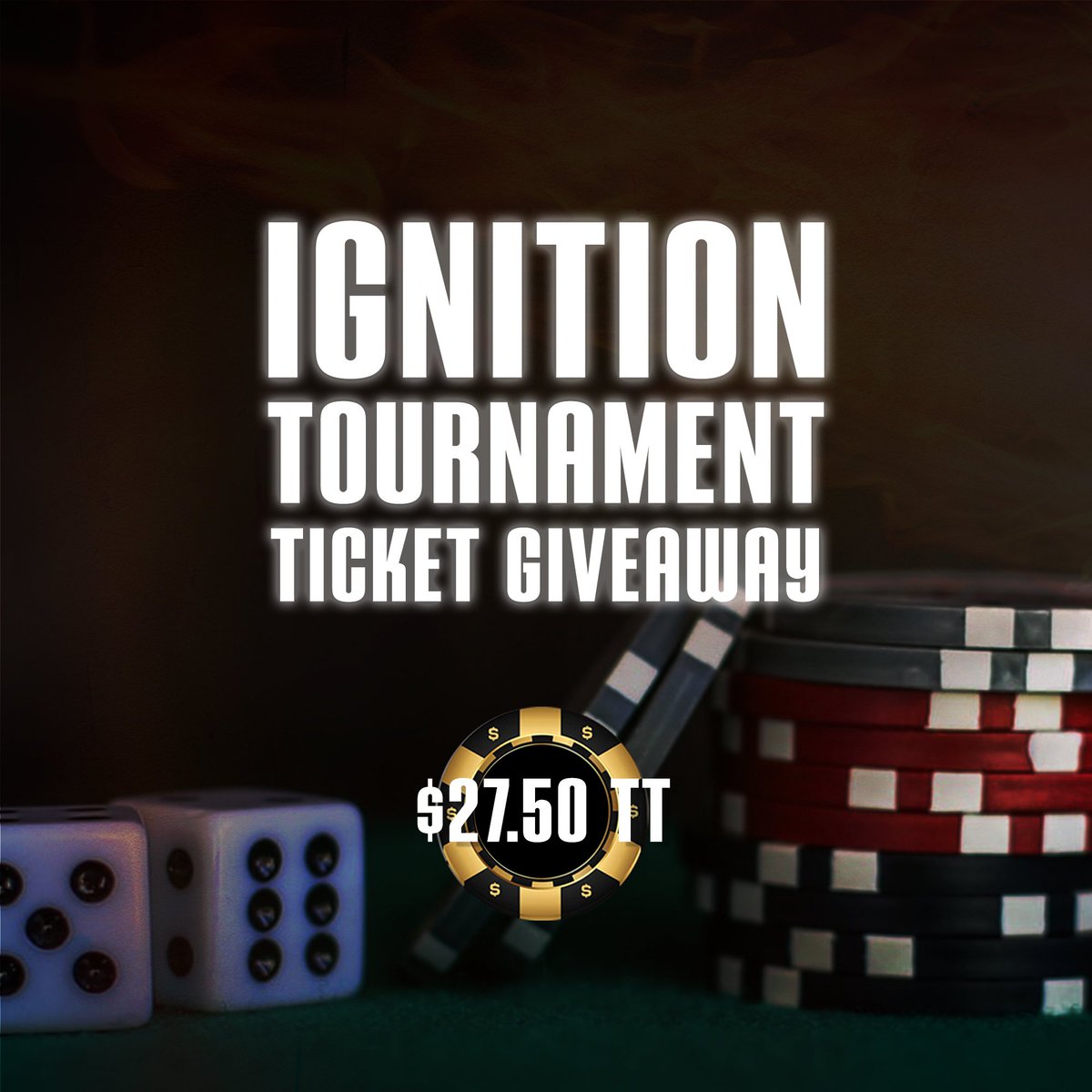 IgnitionCasino's tweet photo. GIVEAWAY ALERT! Win a $27.50 Ignition tournament ticket💰! To enter: follow us on Twitter, like and retweet. The last day to enter will be Monday, May 25 and the winner will be announced on Tuesday, May 26. Good luck!!
​
#giveaway #poker #pokertournament https://t.co/lmMqE7hGYG
