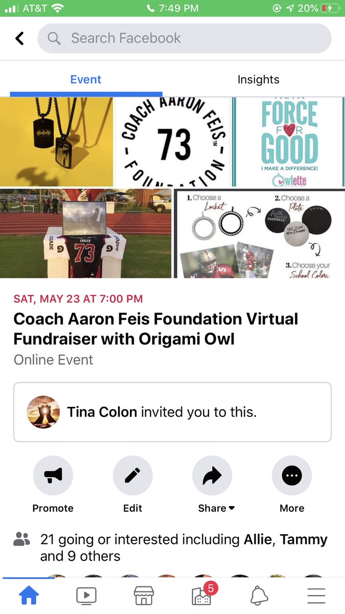 FeisFoundation's tweet photo. Sadly the Feis Bowl among other events we had planned was cancelled due to covid19. In efforts to fundraise we are holding a virtual Origami owl party with one of our awesome MSD Alumnis !! https://t.co/Is1aNU8dHR