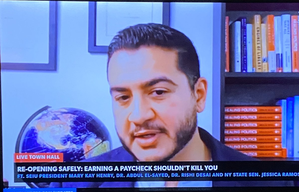 OurRev305's tweet photo. Dr. El-Sayed is a snack. π₯° #StreamTheBern https://t.co/QZ8TS6ttdF