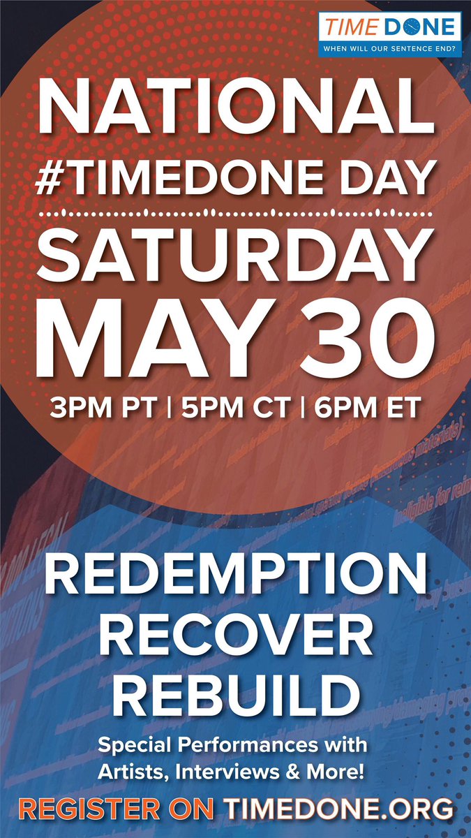 TinischHollins's tweet photo. People with criminal records face more than 40,000 lifelong legal restrictions. These barriers literally cost lives in our communities. People who have paid their debt to society need a pathway to full citizenship! Join us for National #TimeDoneDay https://t.co/3lqrmuy4I9 https://t.co/dB8CqrpMrF