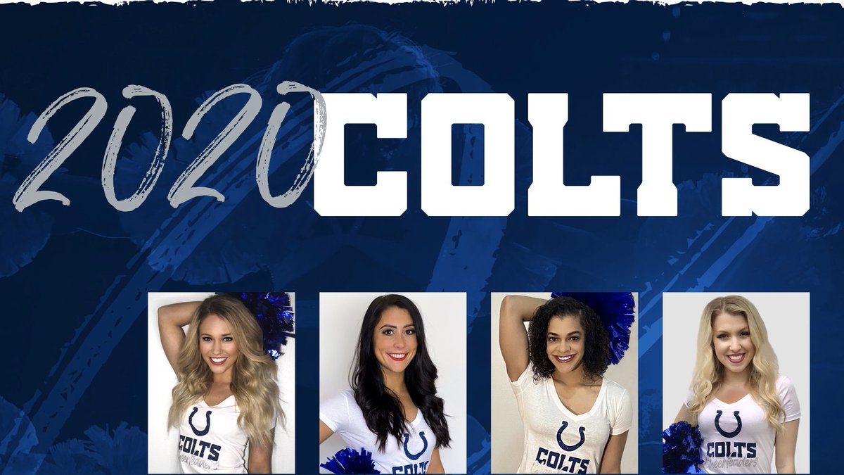 ColtsCheer's tweet photo. Colts Fans, Meet your 2020 Indianapolis Colts Cheerleaders🎉🤩 https://t.co/CuH7DcbSV3