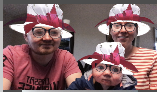 jplhomer's tweet photo. Snap Camera coming in handy for an evening conference call. https://t.co/8F71VKViu3