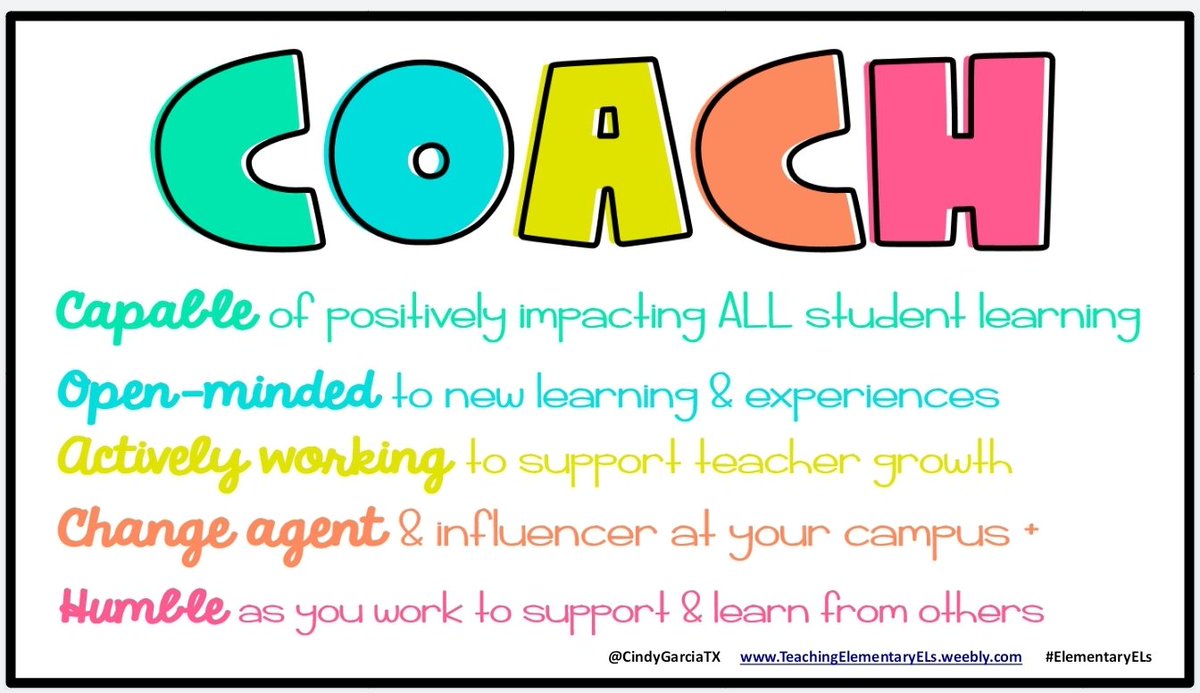 CindyGarciaTX's tweet photo. Shout out to all instructional coaches for all you do to support teachers during #distancelearning &amp; all year long! We see you! We appreciate you! #educoach #ellchat #elemmathchat #mtbos https://t.co/a1nTm7g7vb