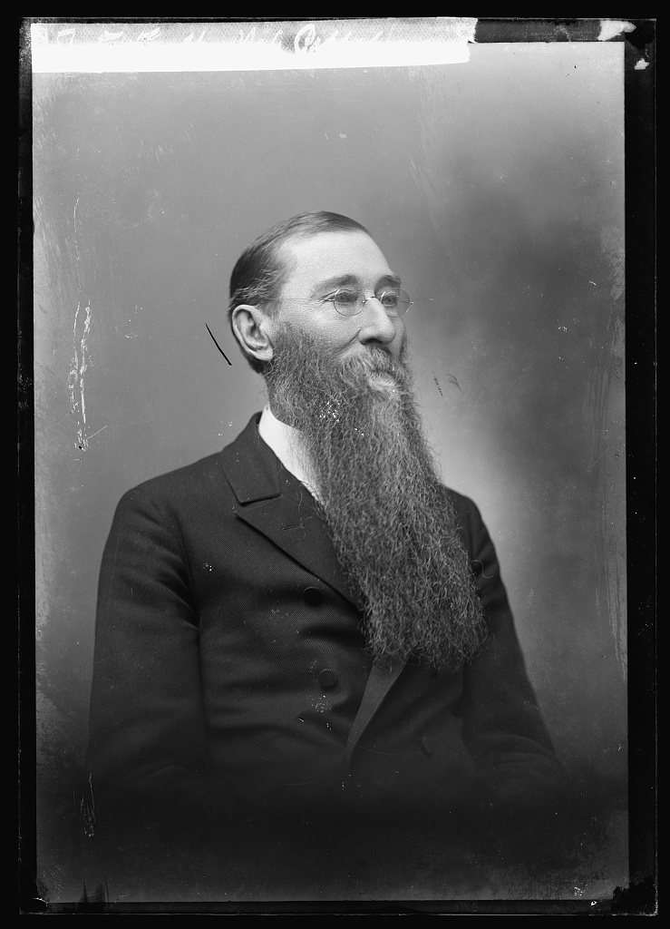The Congressional Facial Hair Competition is heating up!!The Honorable William Alfred Peffer (Senator, Populist-KS, 1891-1897) enters the ring!