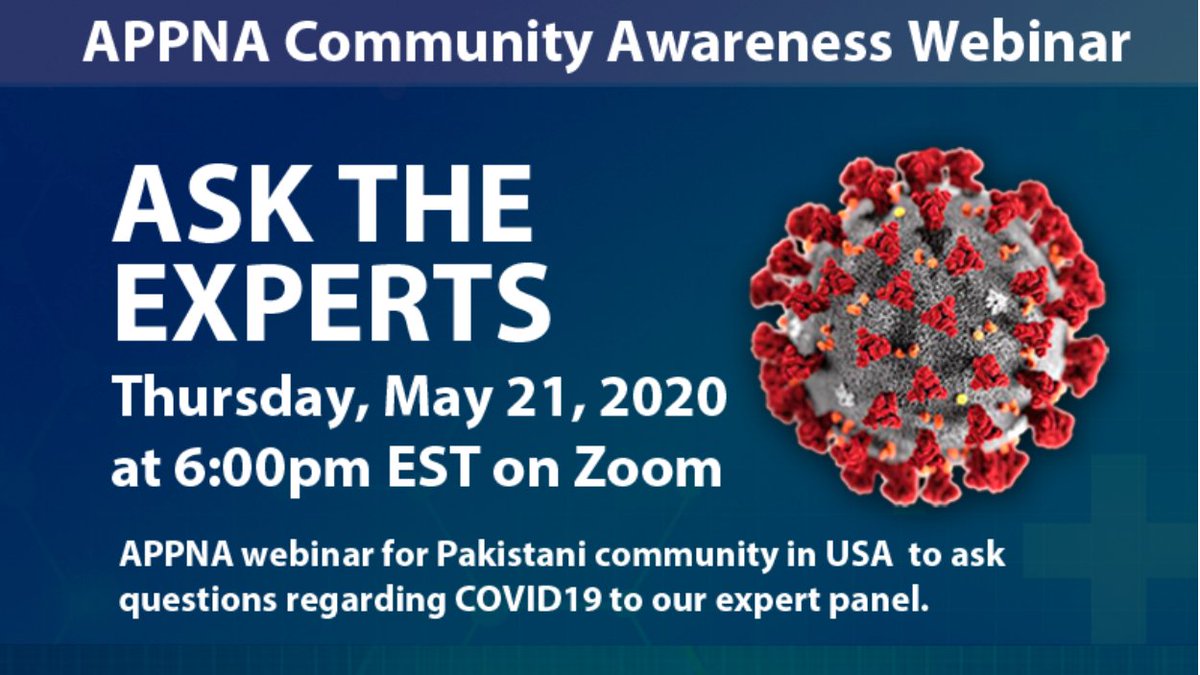 #FlatteningTheCurve does NOT mean #FlatteningTheRisk.  Despite emerging Rx options, #PublicHealth measures will remain cornerstone for #FightAgainstCOVID19.
Honored to be a #panelist in a community awareness webinar. Watch at:
facebook.com/305949531091/v…
@ushahmd @YourAPPNA @hcphtx