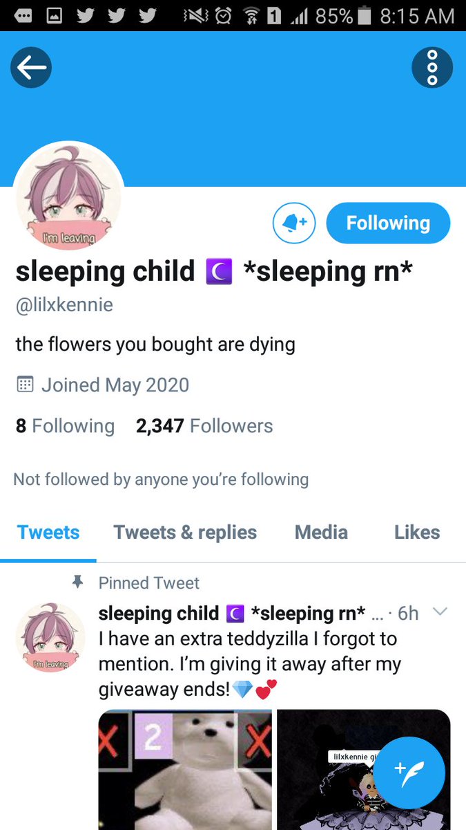 PoyJill's tweet photo. @lilxkennie Its so sad to see you leave😢But i hope ur happy with ur decisions😊also i did all of them!(Hope im not late xD) https://t.co/81UFzVuR2w
