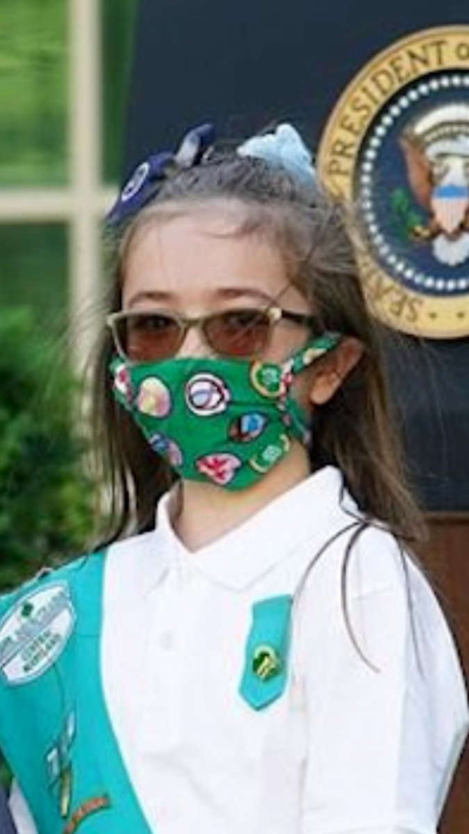 fuelgrannie's tweet photo. which dissatisfied child wore it better?😷😐 #themaskedtrump #maskedtrump #trumpmask #childmasks https://t.co/myEKBKXwv0