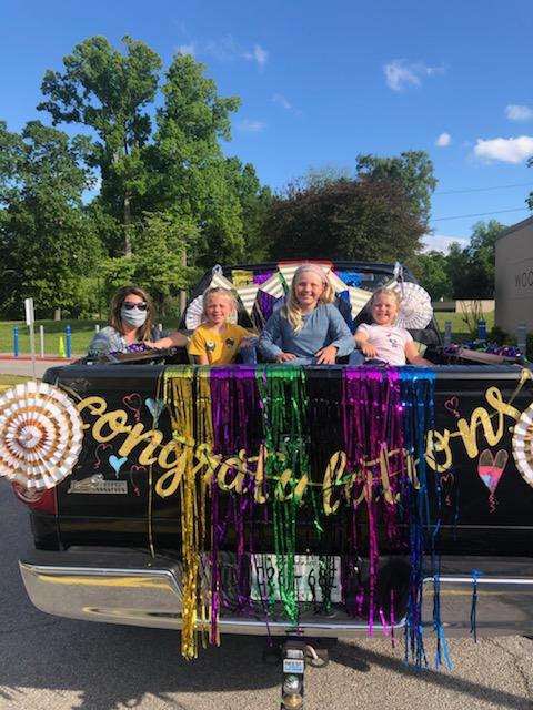 We are so happy our 4th graders got to celebrate 🎉 graduation 🎓 with teachers and families in drive-by celebrations. #ORSRocks