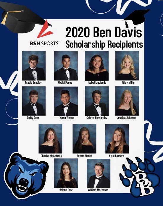 Congratulations to Riley Miller for receiving the Ben Davis scholarship for volleyball! She exemplifies hard work, grit, positive attitude, and a competitive drive. She will be attending SFA and majoring in early childhood education. Best of luck!