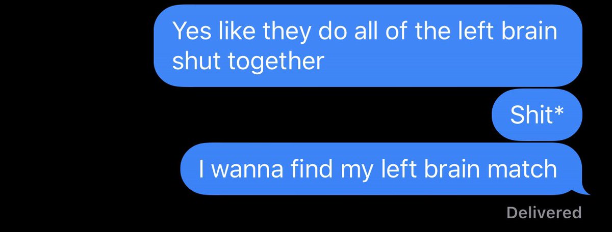 acefaceee's tweet photo. Modern day romance #leftbrainmatch https://t.co/erFyn3KCLn
