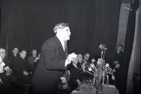At Conference, Nye Bevan also spoke on the employment debate:‘Only a society on the verge of bankruptcy could produce the situation that we have in this nation at the moment and had before the war’