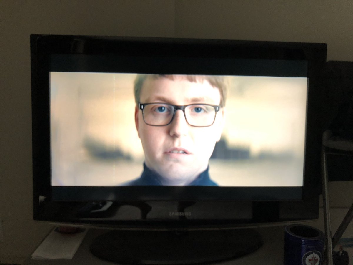 Koryharnum's tweet photo. How cool is this! Watching TV and I hear a familiar voice...itβs my old pal Mark from @SpecialONL promoting #ChallengeAcceptedSOC! Awesome to see @SpecialOCanada #Fearless https://t.co/ENxZvhuvAc