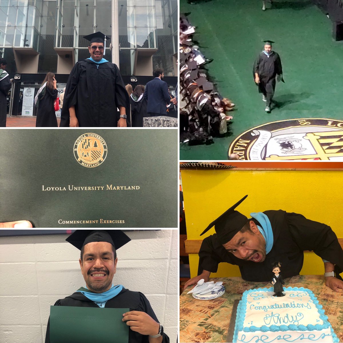 ndsalvadoreno03's tweet photo. Who would ever thought a poor, first generation, queer son of immigrants would ever accomplish this. Itβs been 1 year and I still feel so proud! Iβm looking forward to see what the future holds! #tbt #loyolauniversitymaryland #bilingualeducators #latinxeducators #queereducators https://t.co/drxkdciBWS