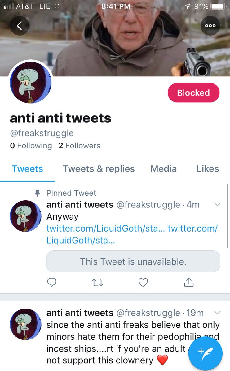 Y’all ever see something so sad... everyone BLOCK this genital wart, report their header image, and DO NOT ENGAGE. let them tweet at the void and their 2 followers lmao