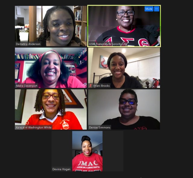 TucsonDelta's tweet photo. The Undergraduate &amp; University Affairs Taskforce working on behalf of Delta Sigma Theta Sorority, Inc. Of course photos are always a must! Love these sorors! https://t.co/ndcD2Hj53u