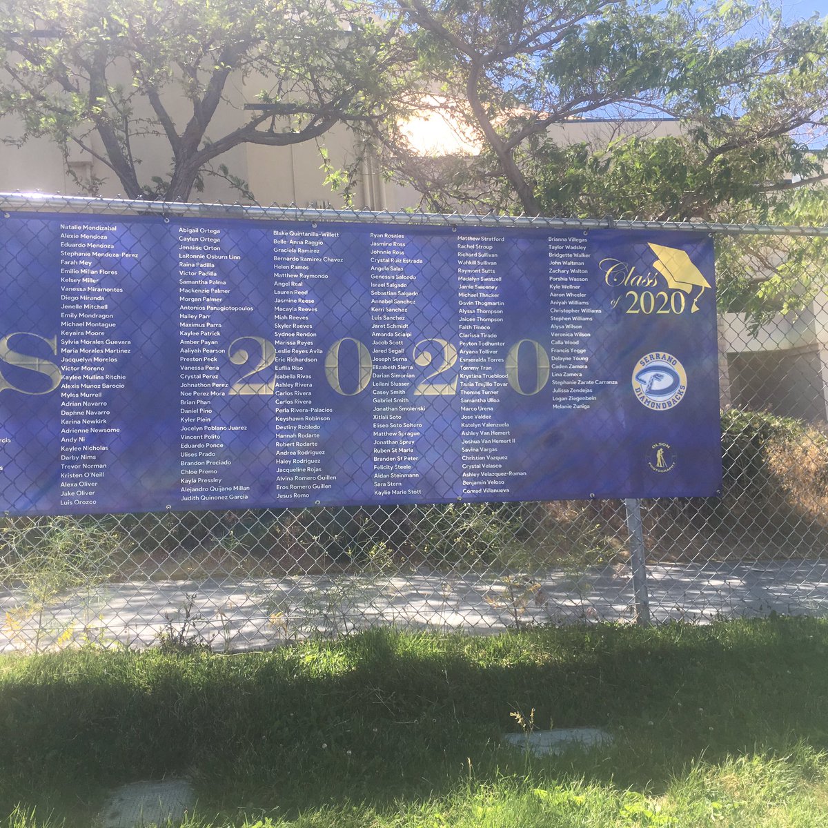 CForbes_SJUSD's tweet photo. @Serrano_Nation. Congratulations class of 2020! We celebrate you. We love our Diamondbacks. https://t.co/FymH4DTAAV