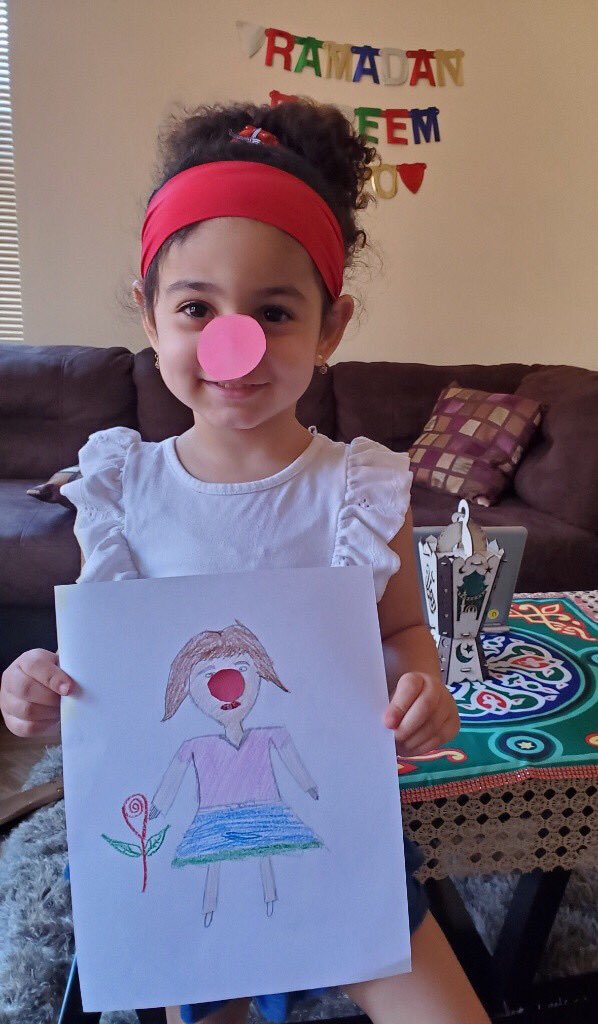 missavallone's tweet photo. Red Nose Day fun!  Students had fun either creating a red nose or drawing themselves with a red nose! https://t.co/FSaPAPDKqA