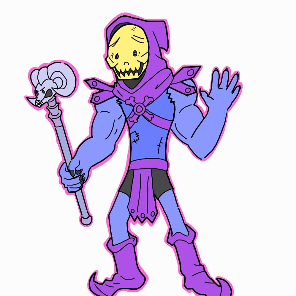 OTKbrybry's tweet photo. Nyah!!! All hail Skeletor!!

Art by Me!

#skeletor #mastersoftheuniverse #HeMan #mattel #fanart #castlegreyskull #drawing #digitalart #cute #skeleton https://t.co/8JmgjYoHAO