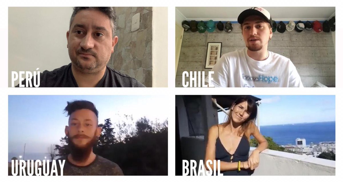 🇵🇪🇨🇱🇧🇷🇺🇾 | ¿Cómo sigue la #cuarentena en sudamérica? <a href="/NickyTurello/">Nicole Turello</a> presenta testimonios de jóvenes en diferentes latitudes.