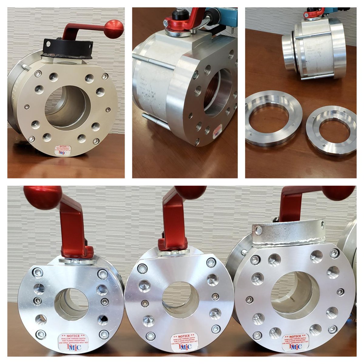 1DMIC's tweet photo. Our #BVALP offers a low profile design, created with keeping valuable space savings on your #HPU in mind. Sizes are stock from 1" to 4", with larger sizes available. Wide variety of plating options, including Clear Anodize as shown below. We also offer the option to ship the weld https://t.co/mXH9KsH5SI