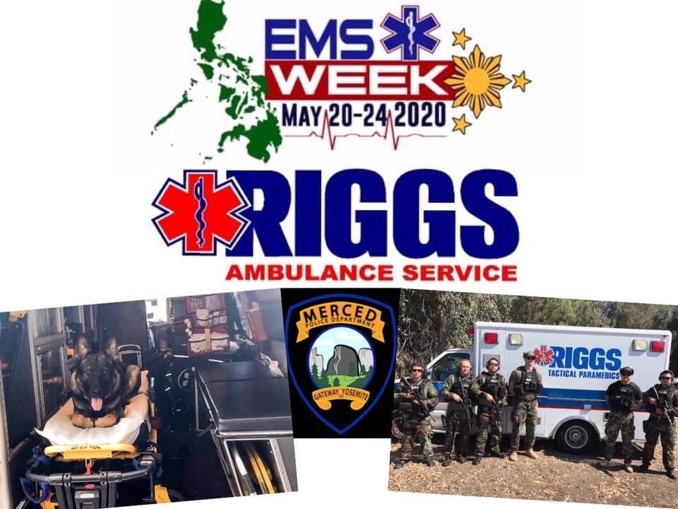 MercedPolice's tweet photo. This week is national EMS(Emergency Medical Services) week.
The Merced Police Department wants to thank our local Riggs Ambulance Service for all they do in our community, especially during these challenging times.
#EMSWeek
#MercedPD https://t.co/VVY7gydeXM