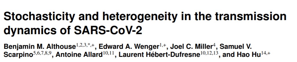 This preprint on SARS-CoV-2 transmission dynamics was a great read. The discussion about heterogeneity often focuses on numbers of contacts, but that always felt incomplete to me. As much as possible, we must link the models to the biology. (Thread 1/7) https://covid.idmod.org/data/Stochasticity_heterogeneity_transmission_dynamics_SARS-CoV-2.pdf