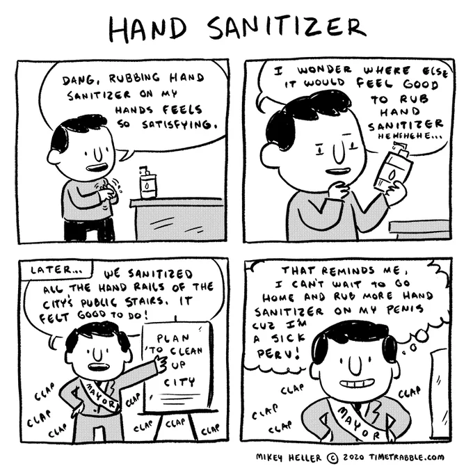 i drew a comic about hand sanitizer 