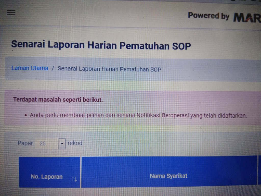 Department Of Occupational Safety And Health On Twitter Notis Awam Jabatan Keselamatan Dan Kesihatan Pekerjaan Jkkp Ingin Memaklumkan Bahawa Mulai 20 Mei 2020 Laporan Harian Program Pencegahan Wabak Covid 19 Di Tempat Kerja