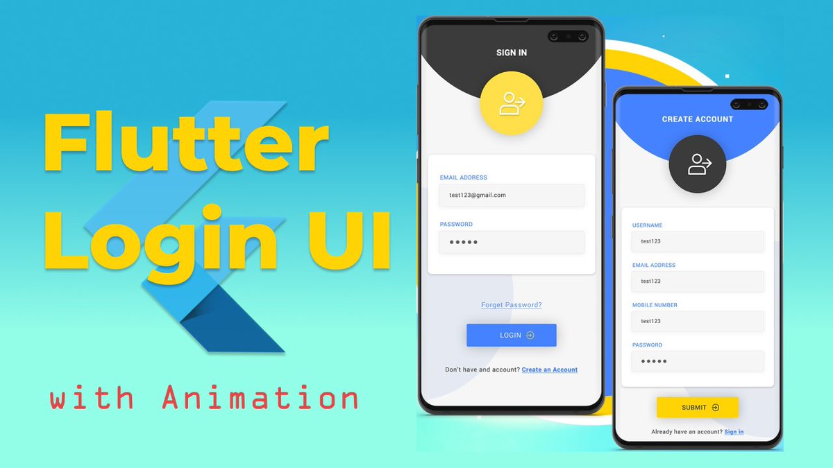 SylvioryD's tweet image. Flutter Login UI With Animation | Speed Code 👨‍💻👨‍💻youtu.be/awSAHIM254g
#flutterdev #speedcoding #loginUI #flutter