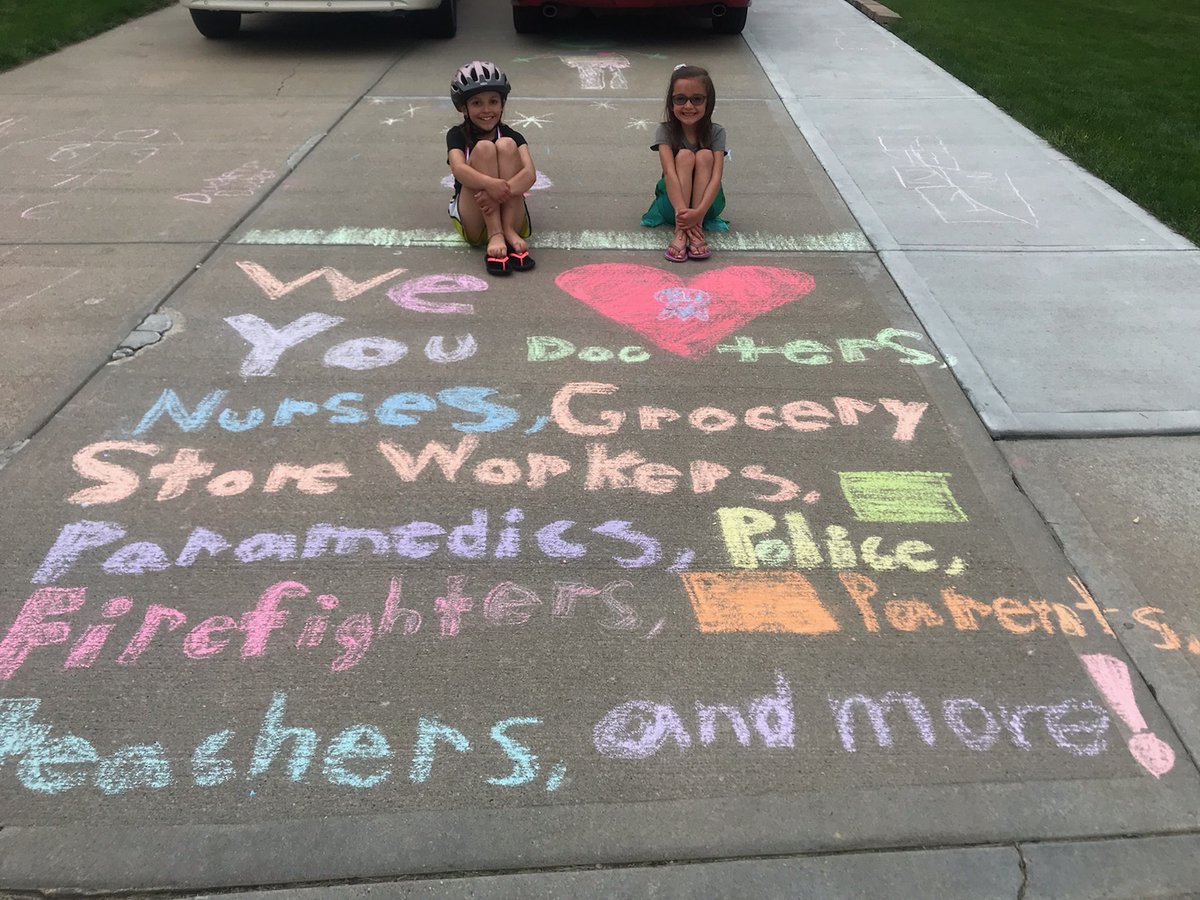 Mr_Holtz10's tweet photo. My girls were quiet for the longest time and then they came and found me to show their artwork. Well done ladies! #showingthanks https://t.co/zbBcWCvxRD
