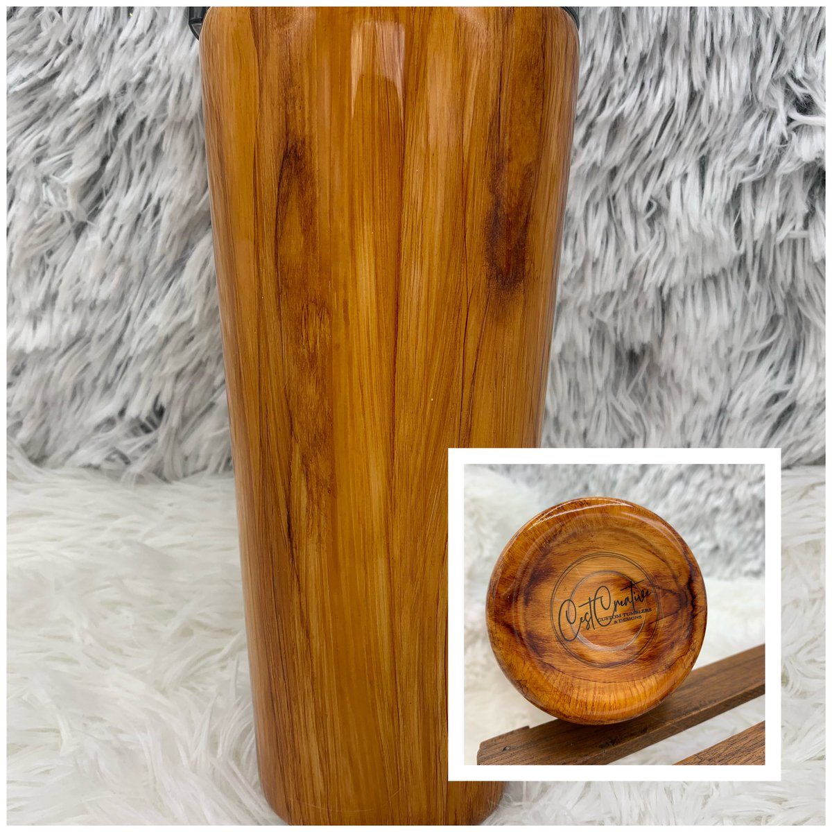 cestcreative's tweet photo. It’s been too long! A simple woodgrain is so elegant. #ccdiy #cestcreative #resinart #epoxytumblers https://t.co/10uyI00zSk