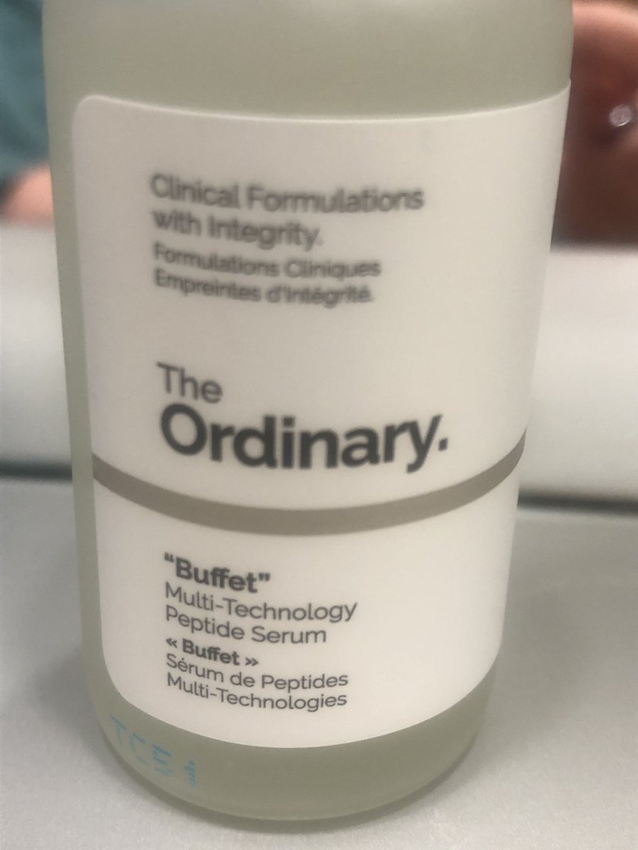 4) If you want to get a teeny bit fancy, a serum packs a little more nutrition into your skin and can target specific problems. Again, be very cautious about long ingredient lists, parabens, any fragrances. Doesn’t have to be pricey.