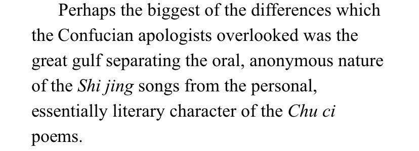 Confucian apologists X’D (many of the Book of Songs were orally passed down, that’s why they’re anonymous)