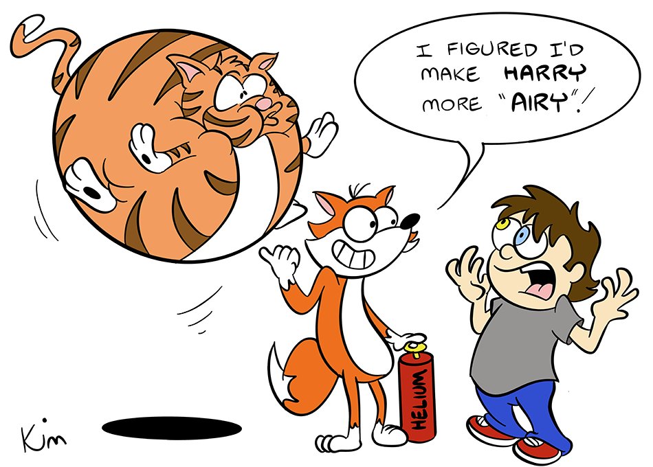 It's a completely unexpected twist in <a href="/JonsCrazyTweets/">Jon Esparza</a>' monthly sketch, where not even his cat is safe from inflation! Sorry Jon, but he knew what he was getting into when he entered the house of CRAZY! XD