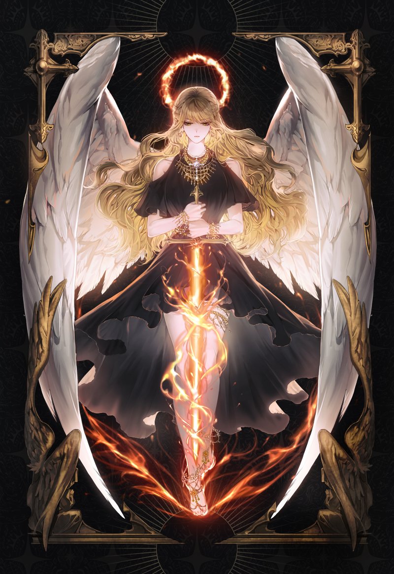 First up!the only one with official art, the Demon-like Judge of Fire, Archangel Uriel!- cute and badass all in one package-is very upright and severe in other rounds but different in this one...? (Hint: shes gone rotten ;))- ships Dokja and Junghyeok, huge Dokja fangirl
