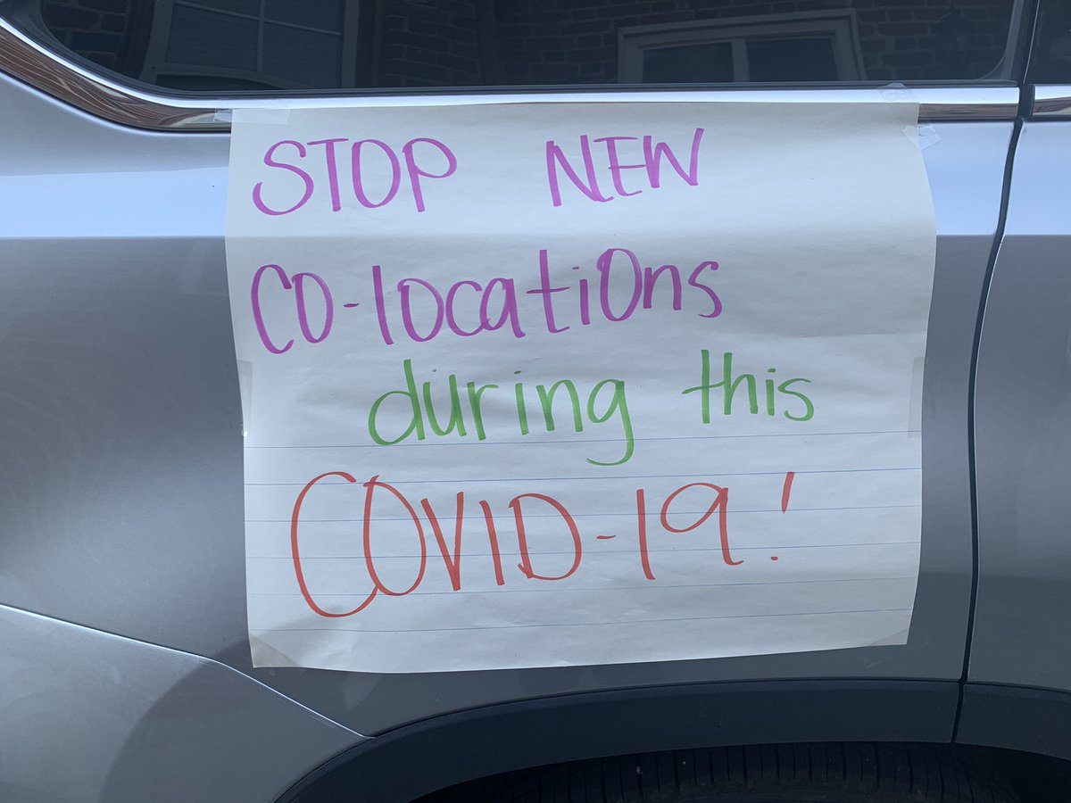 saveSHIRLEYelem's tweet photo. 2nd car caravan protest today. We have to work together to get these charter schools to care about the health and safety of our children! Fight with us! It’s not over until they revoke their application.
#moratoriumNOW #stopcolocation #utlanow #savepubliceducation #saveshirley https://t.co/OkLyNKqoCn