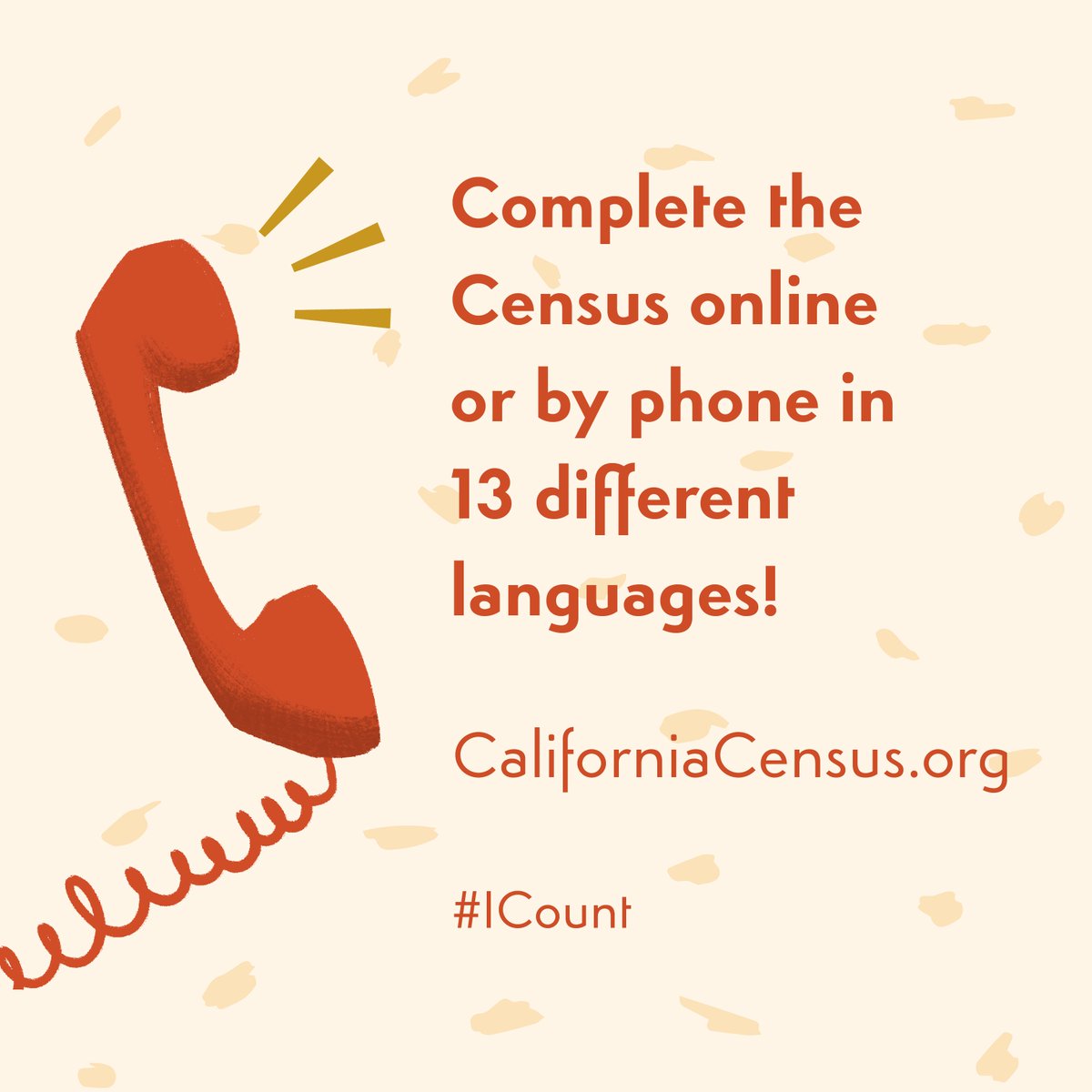 ButteCounts2020's tweet photo. Remember, you can complete the Census online or by phone in 13 different languages! Tell your family and friends that they can complete their #2020Census today at https://t.co/tpX6nXQt6B #ICount #CaliforniaForAll #BeCounted #CountMeIn https://t.co/FvBio9rhDY